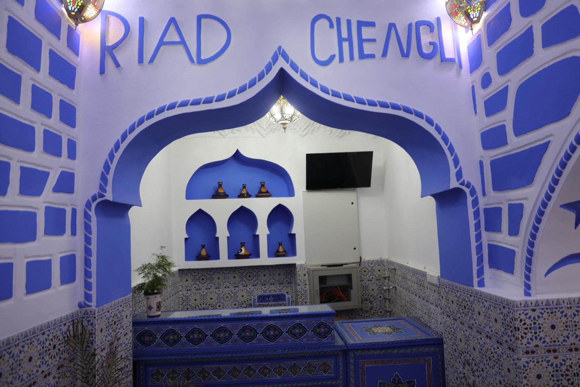 Riad Chengli 蓝城里 Chefchaouen Luaran gambar