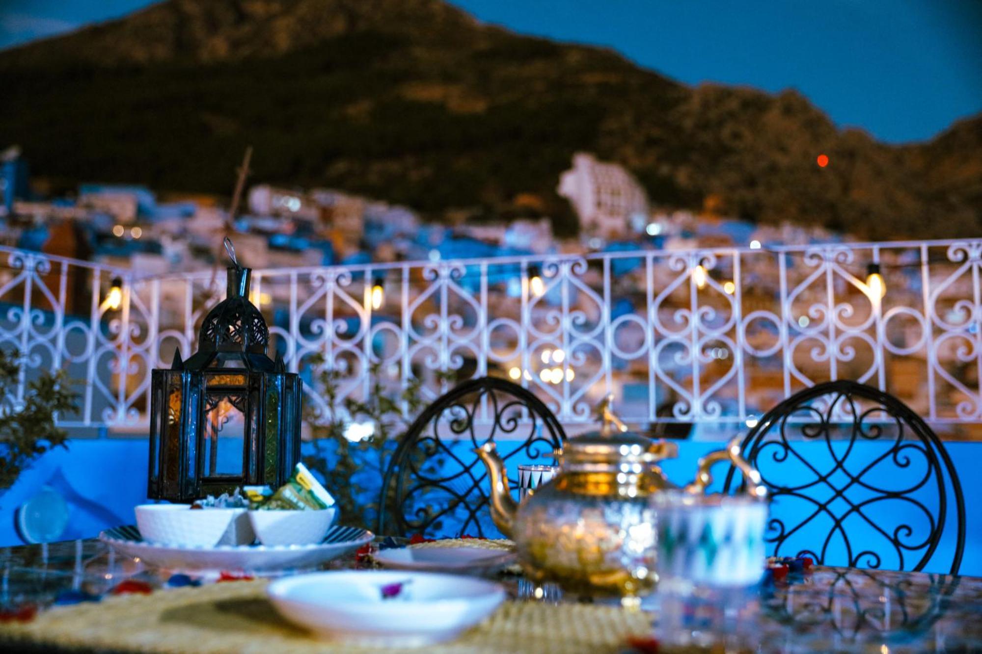 Riad Chengli 蓝城里 Chefchaouen Luaran gambar