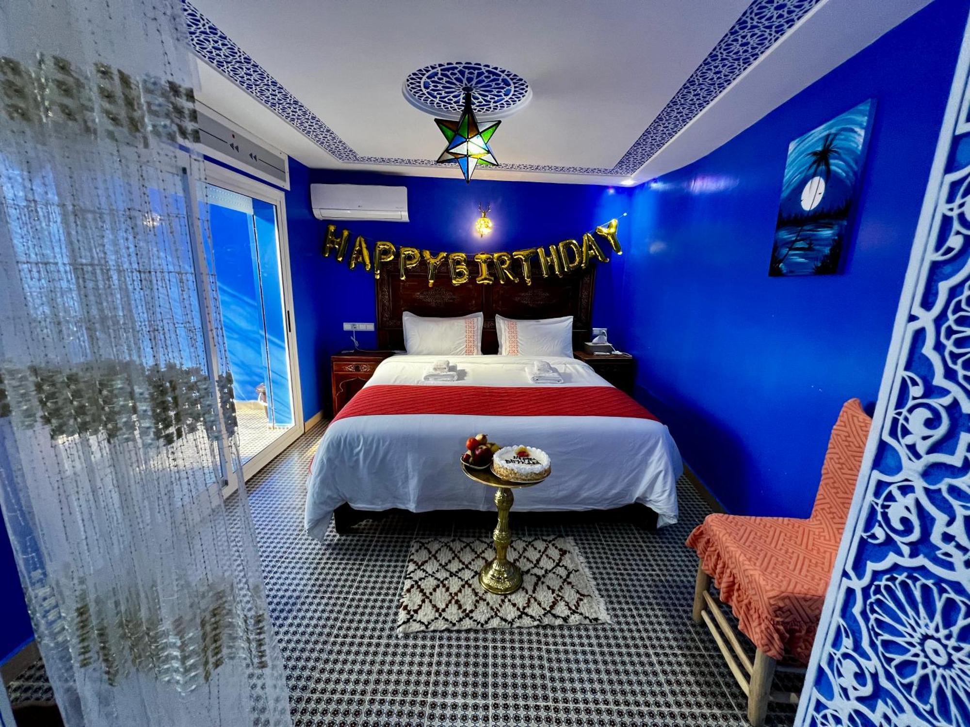 Riad Chengli 蓝城里 Chefchaouen Luaran gambar