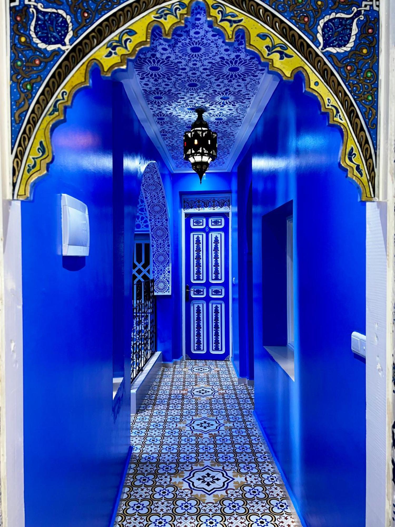 Riad Chengli 蓝城里 Chefchaouen Luaran gambar