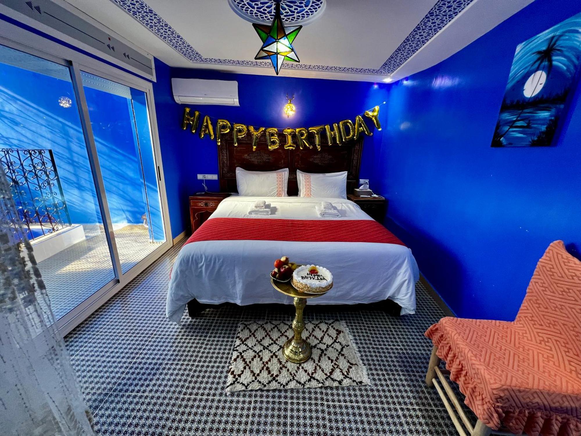 Riad Chengli 蓝城里 Chefchaouen Luaran gambar