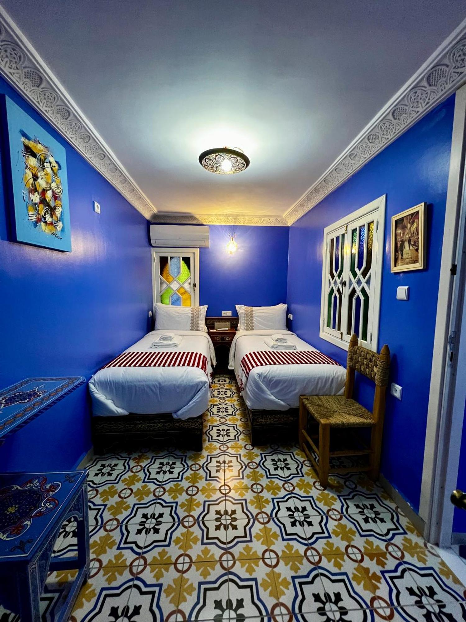 Riad Chengli 蓝城里 Chefchaouen Luaran gambar